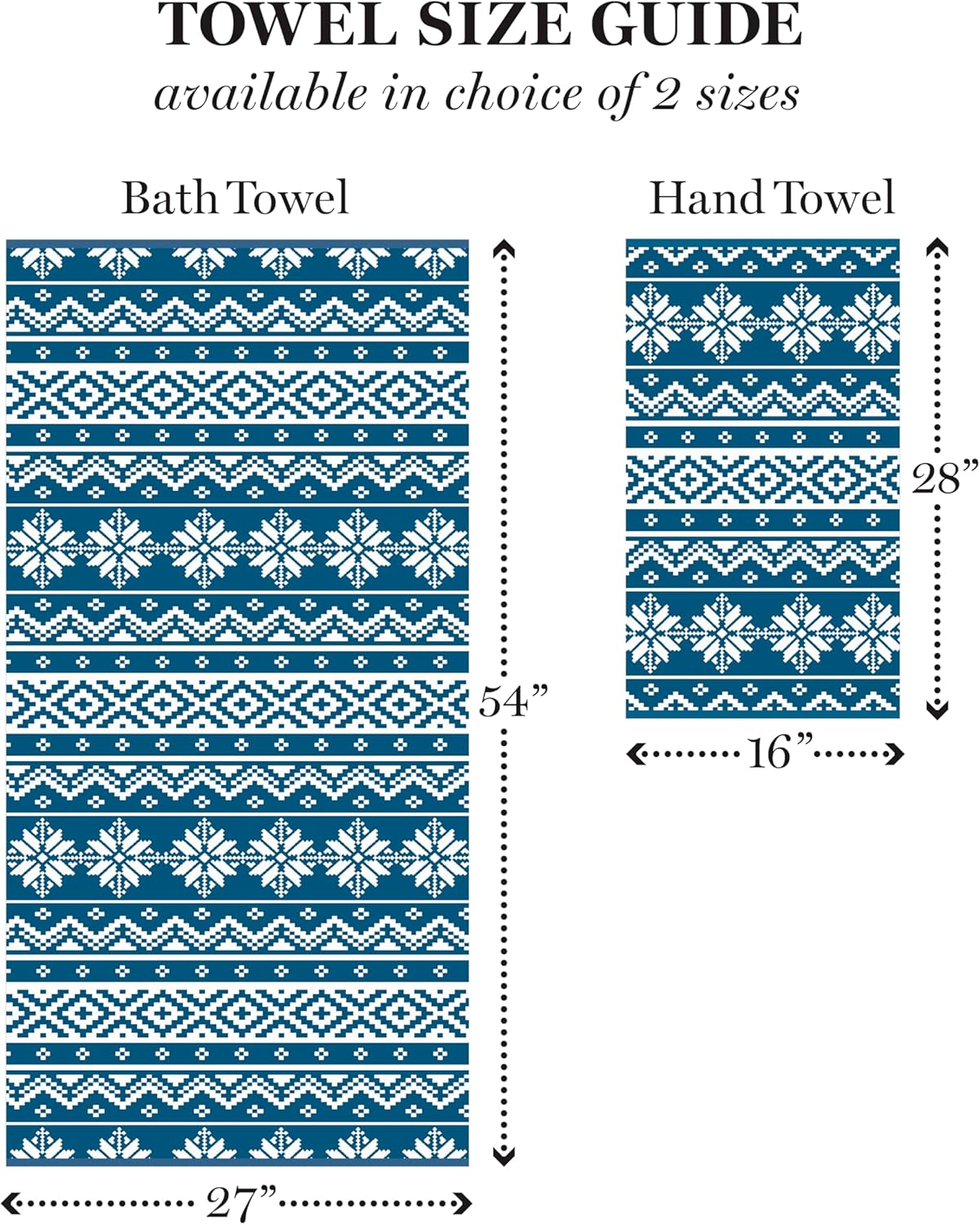 Martha Stewart 2 Bath Towels Set 27x54in 525 GSM 100 Cotton