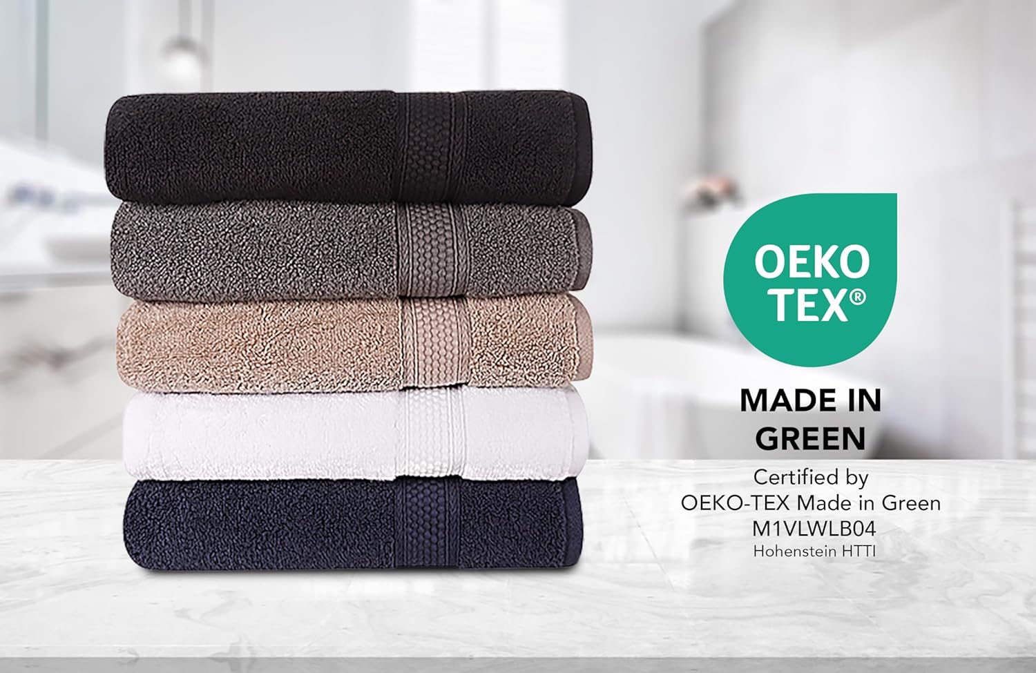 A1 Home Collections Charcoal Bath Towel 500 GSM