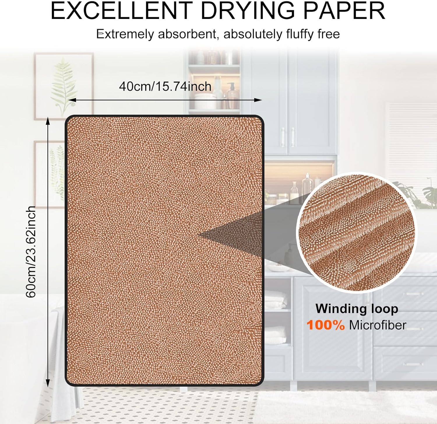 Longzhuo Shiny Bath Wipes Drying Towels 3pcs Super Absorbent Microfiber