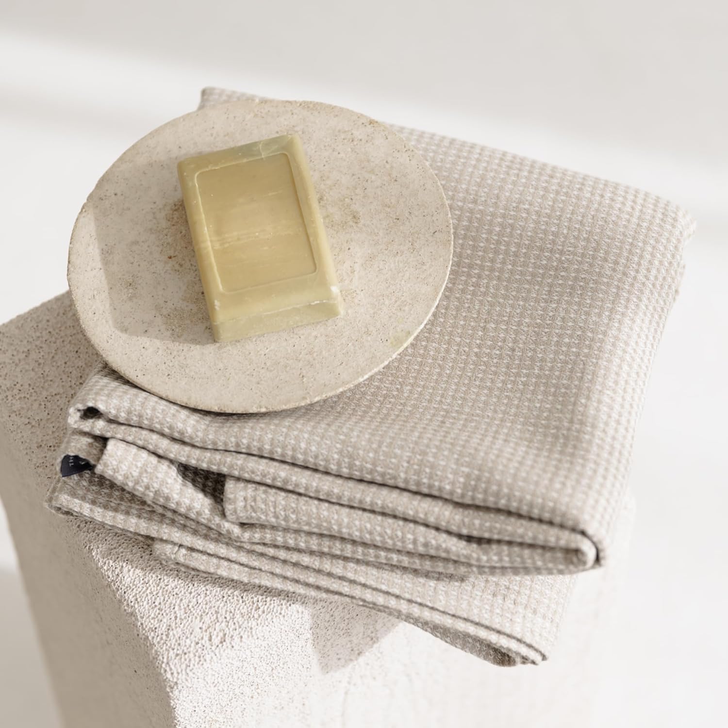 Natural Flax Linen Bath Towel - Quick Drying Soft Fabric