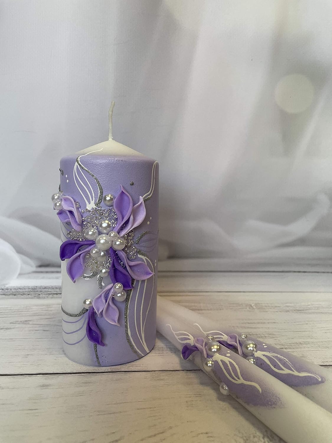 Magik Life Unity Candle Set - 6 Pillar 2 Taper Candles