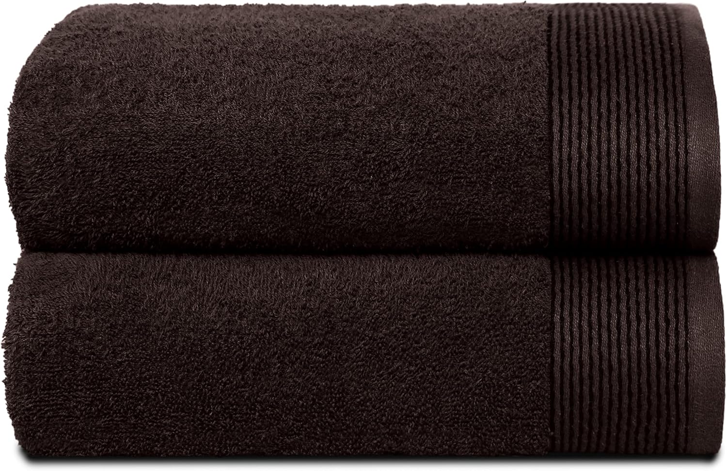 Belizzi Home Ultra Soft 2 Pack Oversized Bath Towels - Brown