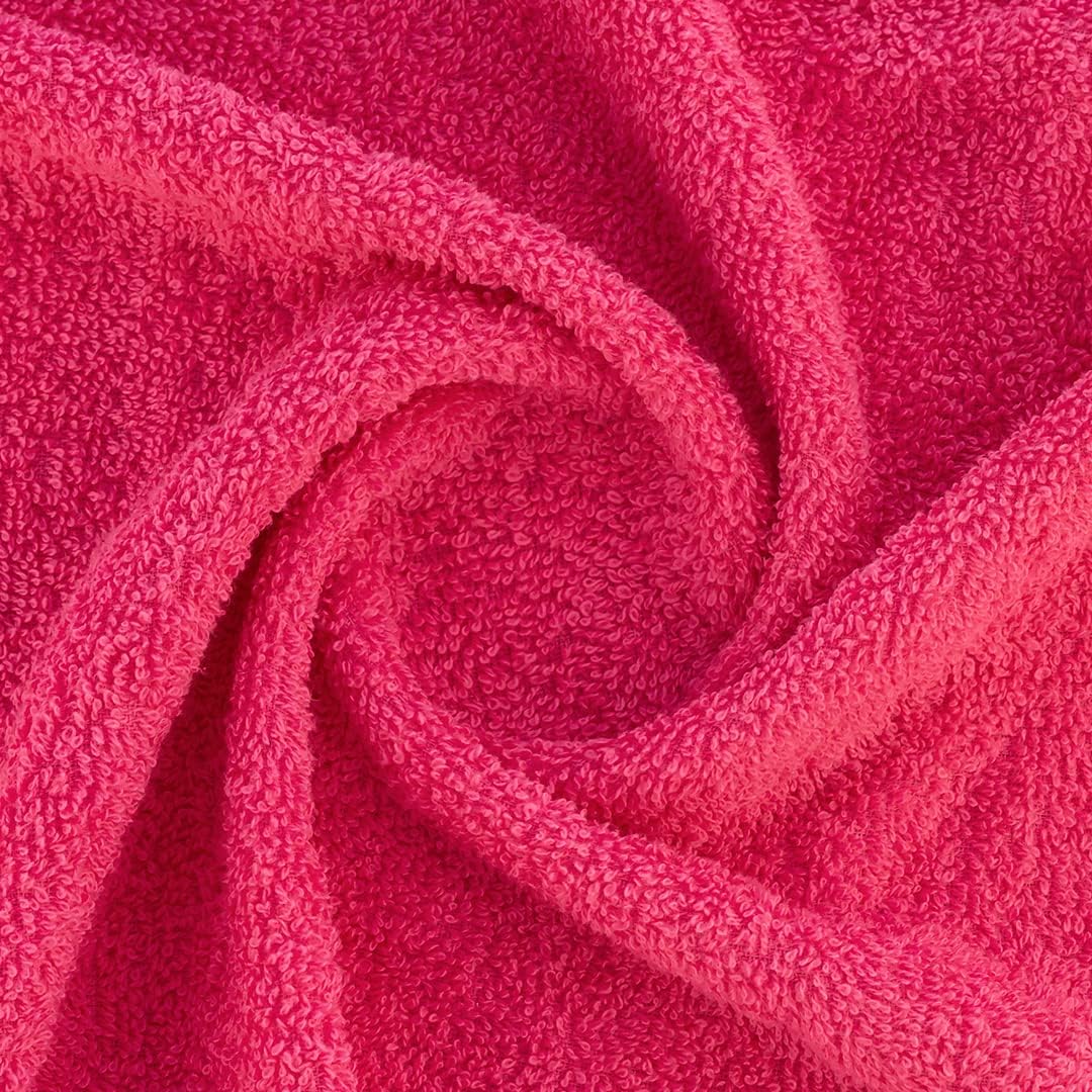 CASA COPENHAGEN He She 6 Piece Towel Set - Teal Pink