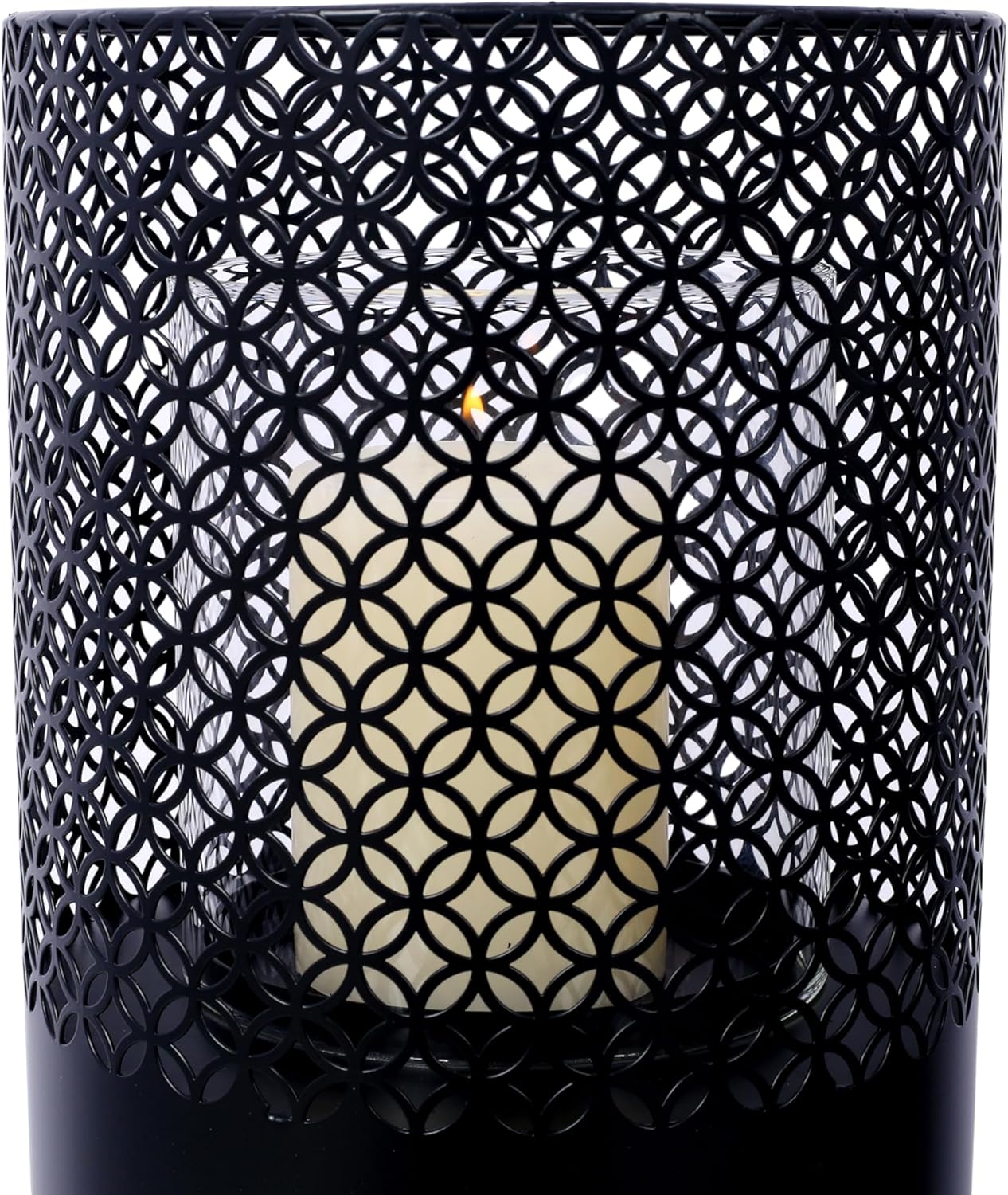 Strawberry Fairy Decorative Lantern Columns Set of 2 Black