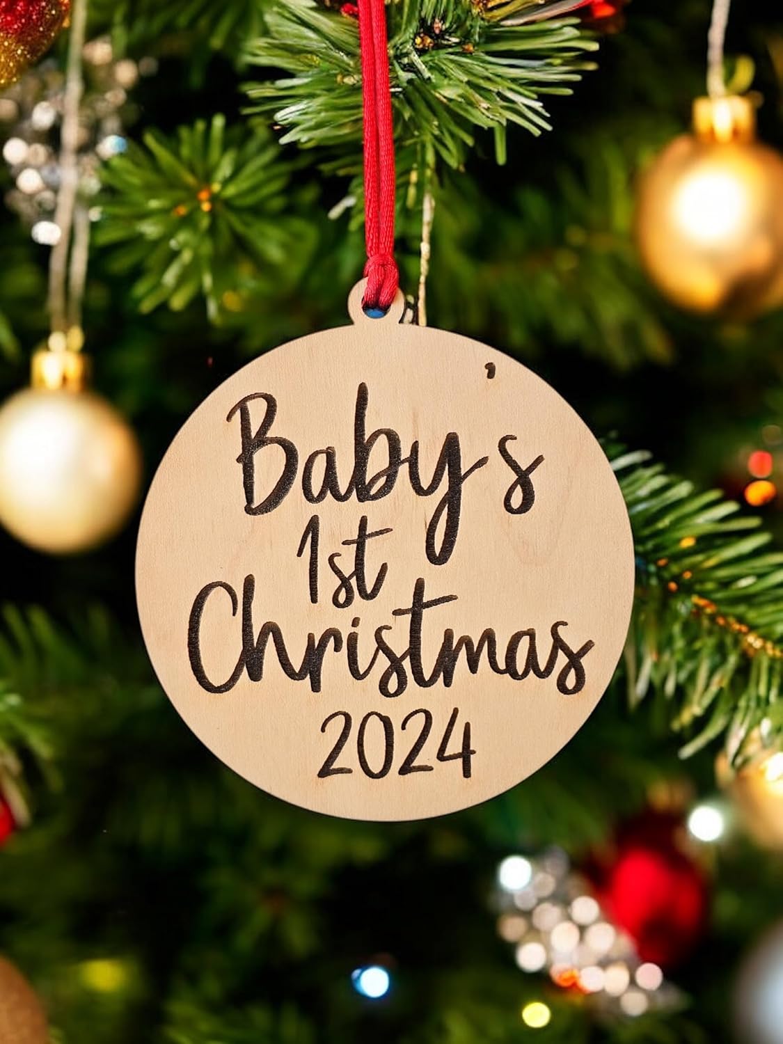 Glimmer Designs Babys 1st Christmas Ornament 2024