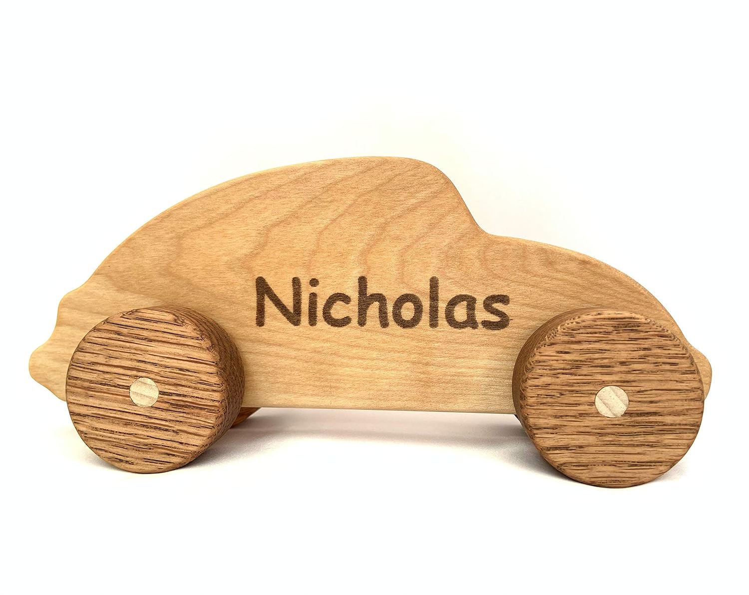 Wooden Car Toy for Toddlers Montessori Baby Shower Gift