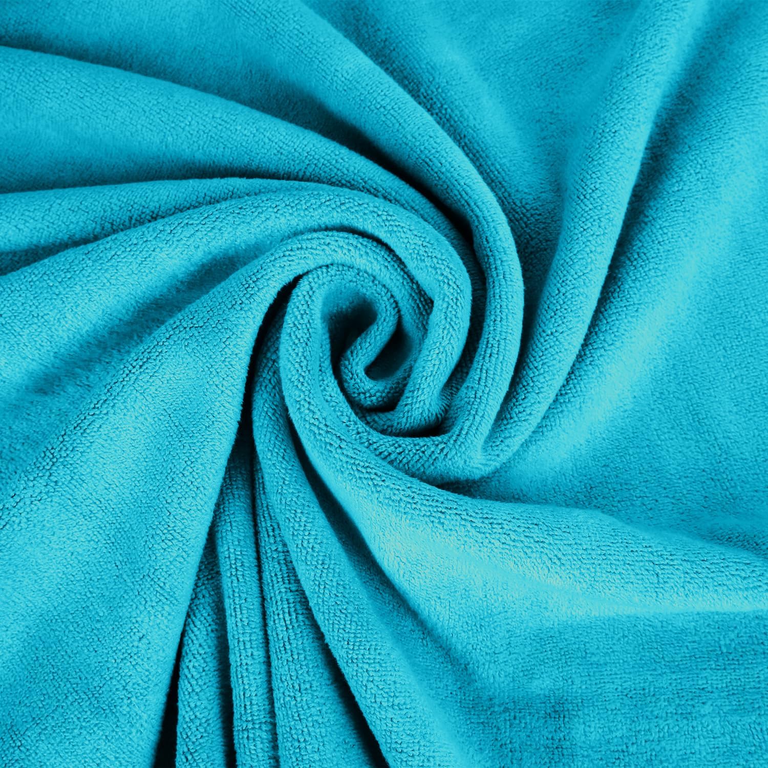 JML Microfiber Bath Towel Set 2 Pack - Soft Absorbent Quick Drying Teal