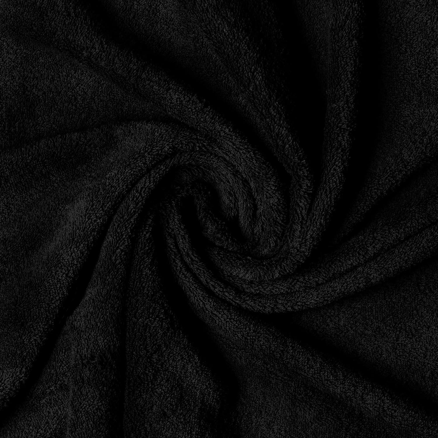Melissa Linen 2 Piece Jet Black Bath Towels