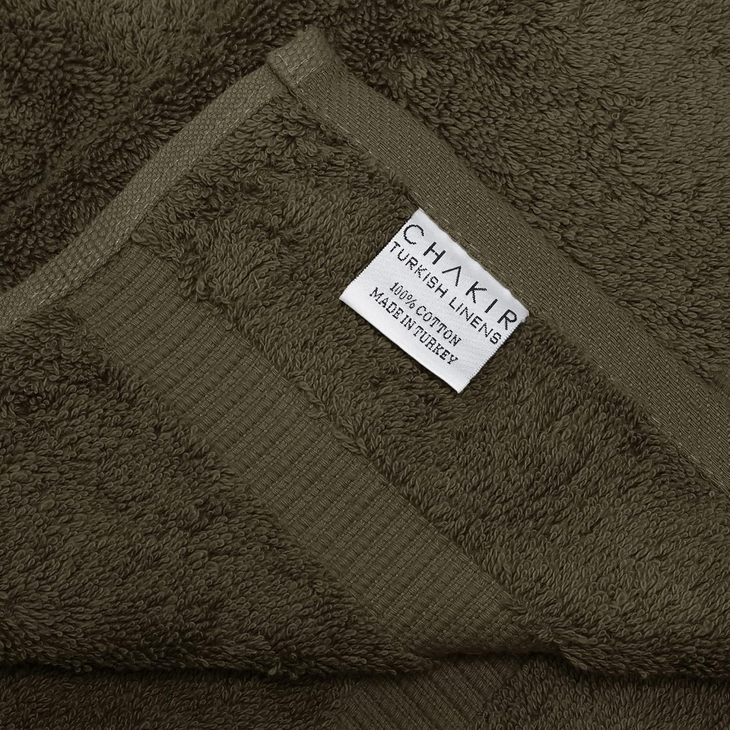 Chakir Turkish Linens Premium Cotton Bath Towel - 40 x 80 Cocoa