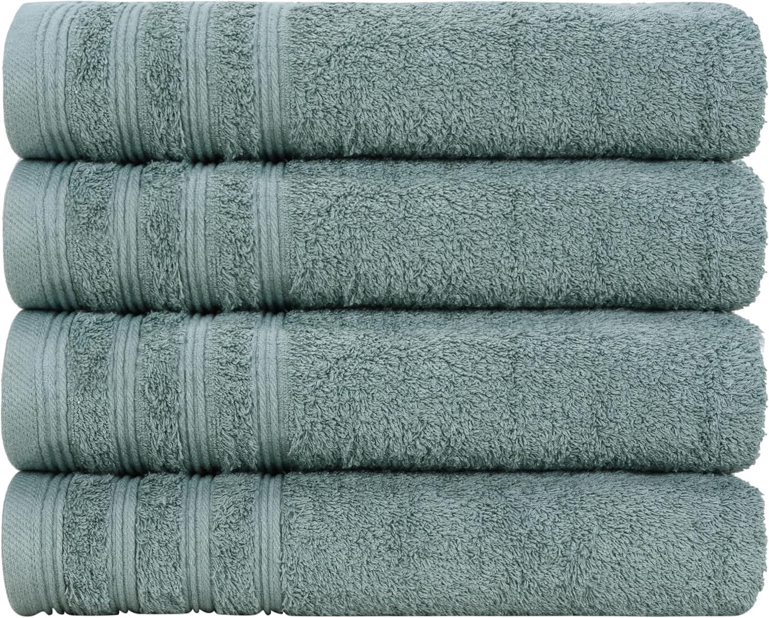 Organix Egyptian Cotton Bath Towel Set - 4 Piece 30x60 Green