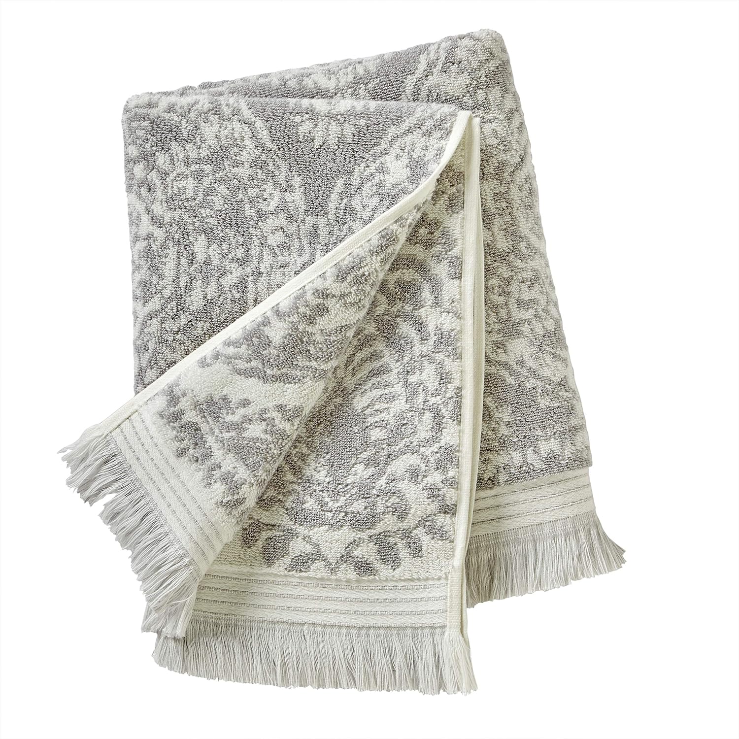 SKL Home Carrick Medallion Gray Bath Towel
