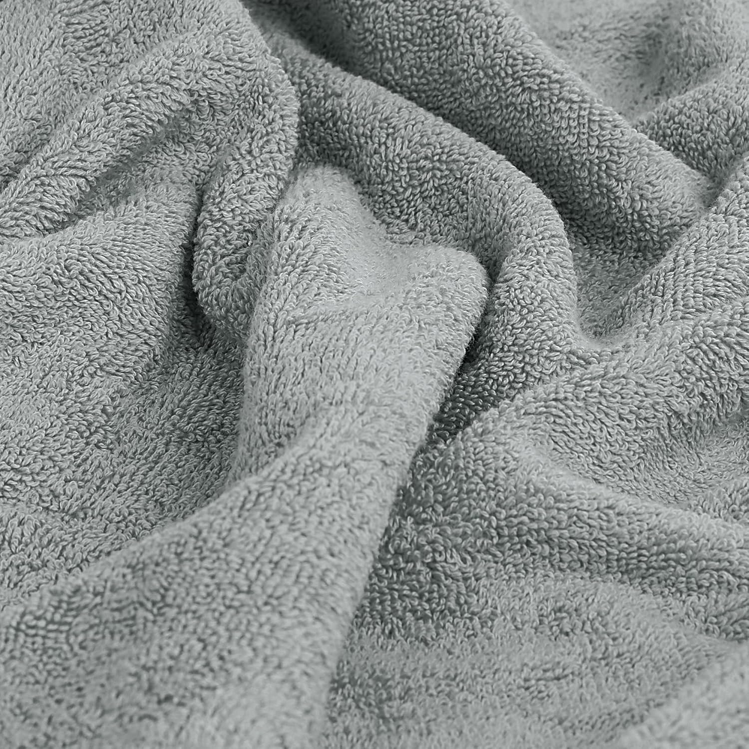 Utopia Towels 4 Pack Cool Grey Bath Towels