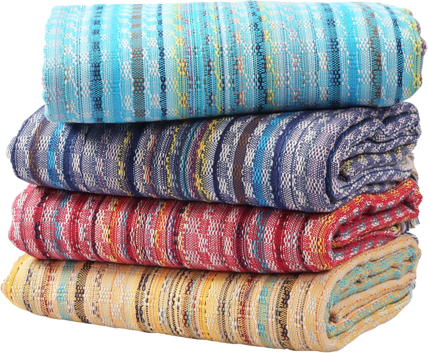 CACALA Extra Large Turkish Bath Towels Set of 4 100 Cotton