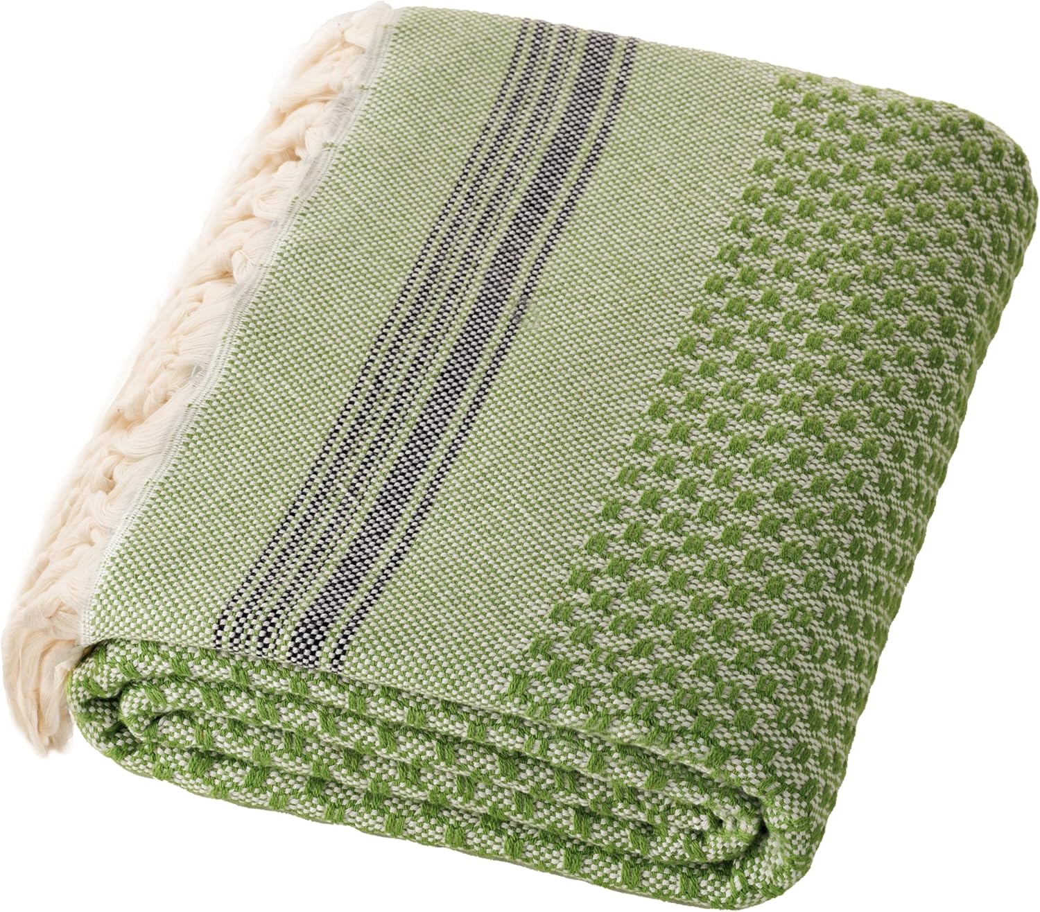 DEMMEX Micro Waffle Turkish Bath Towel - 70x40 Khaki 1