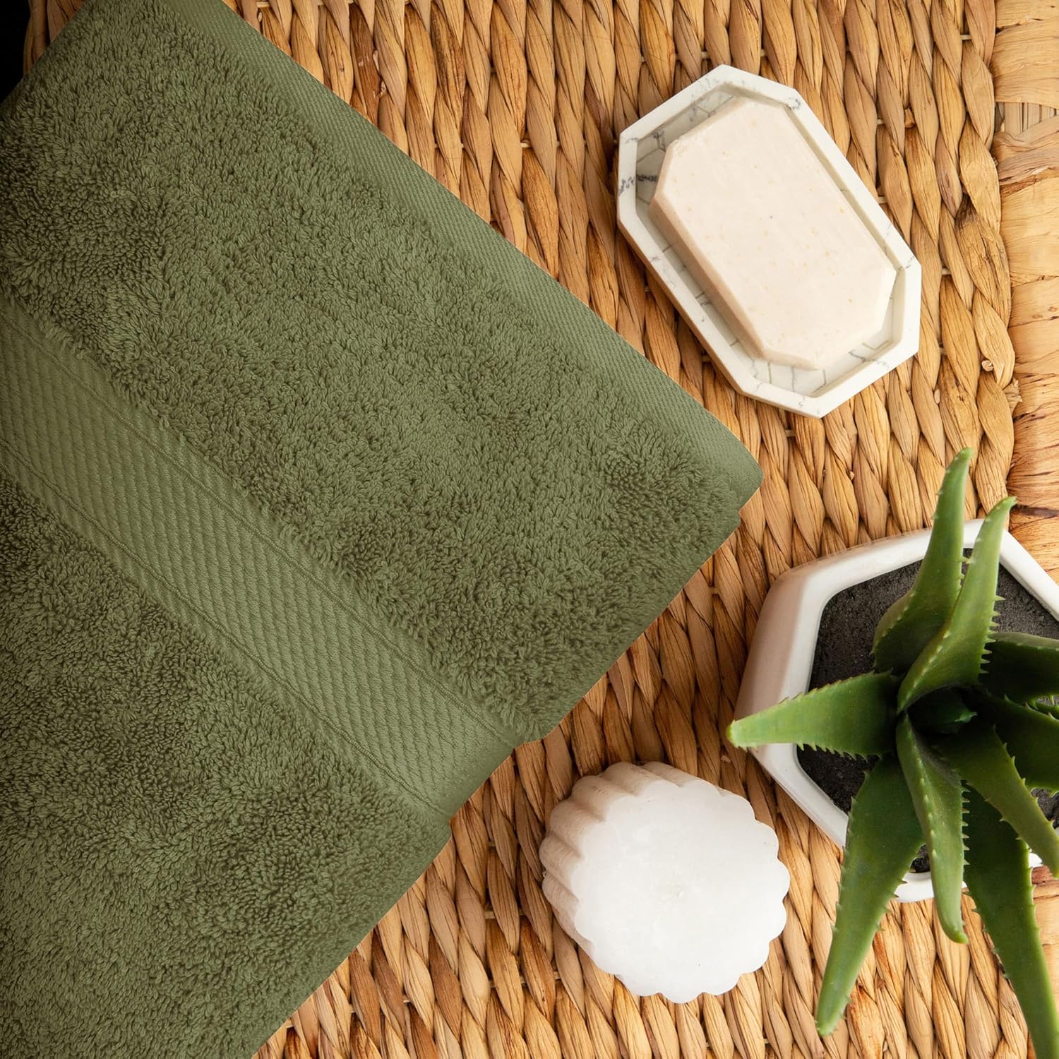 Superior Egyptian Cotton Pile 6-Piece Towel Set