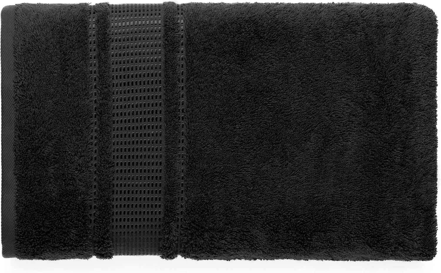 Melissa Linen 2 Piece Jet Black Bath Towels
