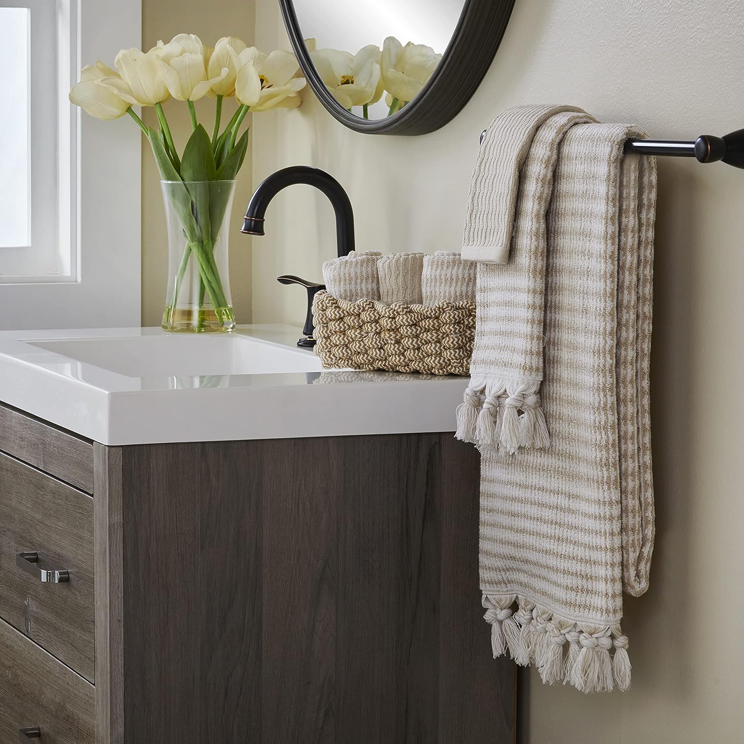 SKL Home Longborough Bath Towel in Tan 1