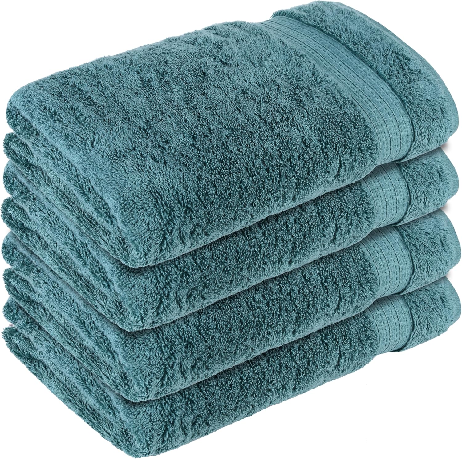 Organix Luxury 4 Pack Bath Towels - 30x60 Inches 100 Cotton