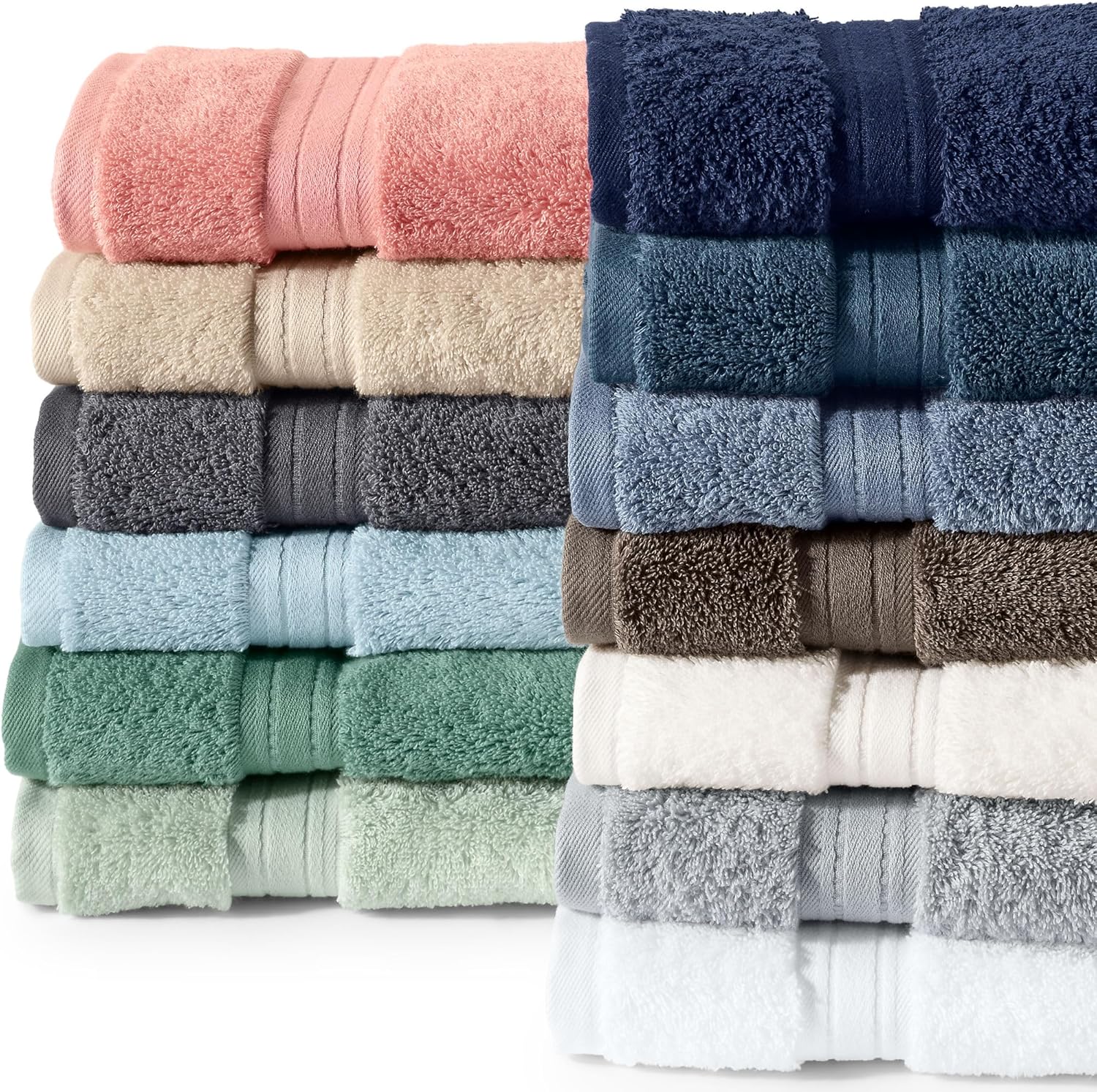 Lands End Supima Cotton Fresh Thyme Towel Set