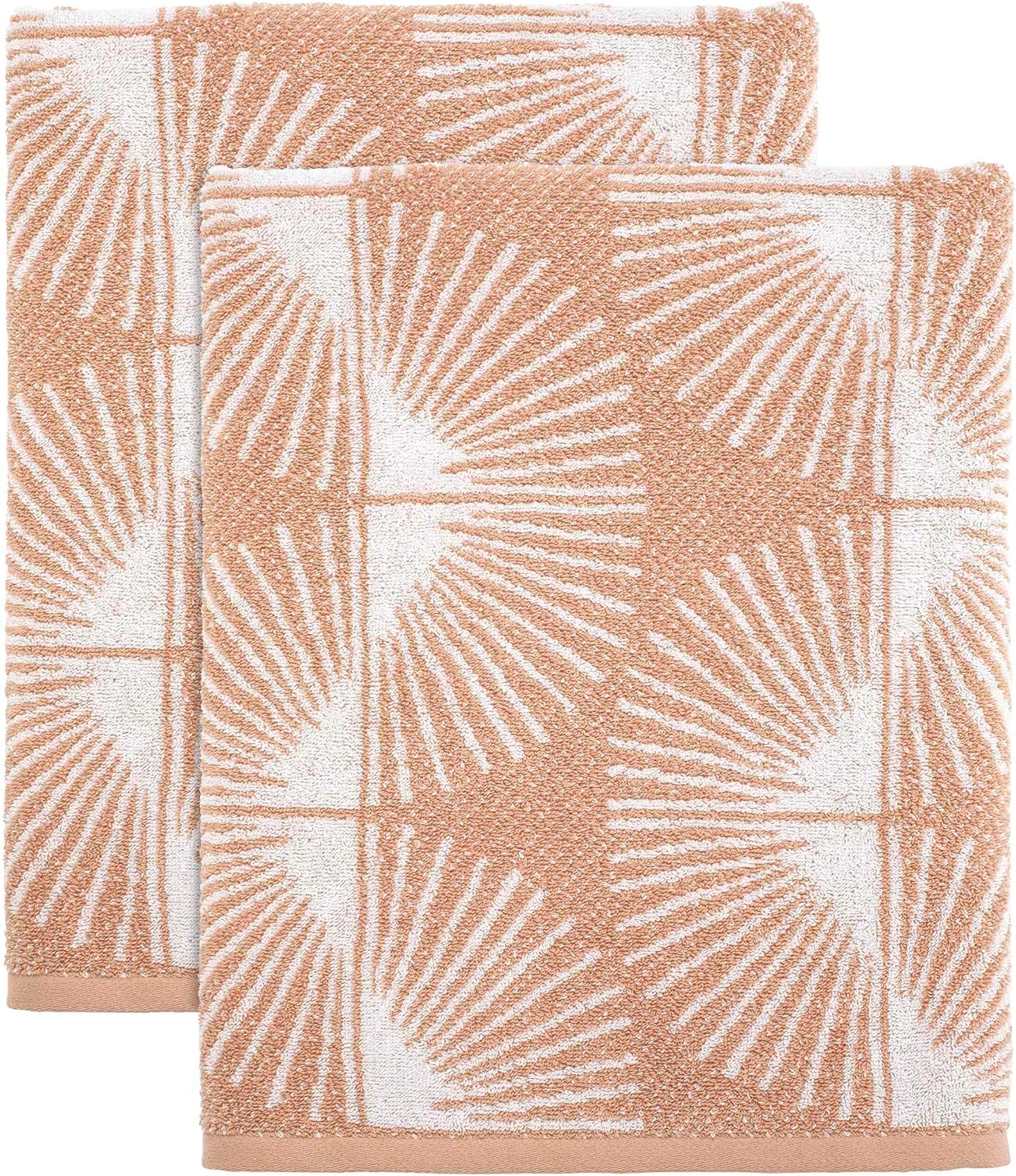 Nicole Miller - Set of 2 Bath Towels Soft Absorbent Cotton
