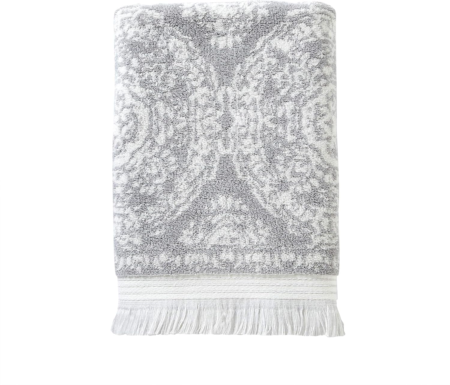 SKL Home Carrick Medallion Gray Bath Towel