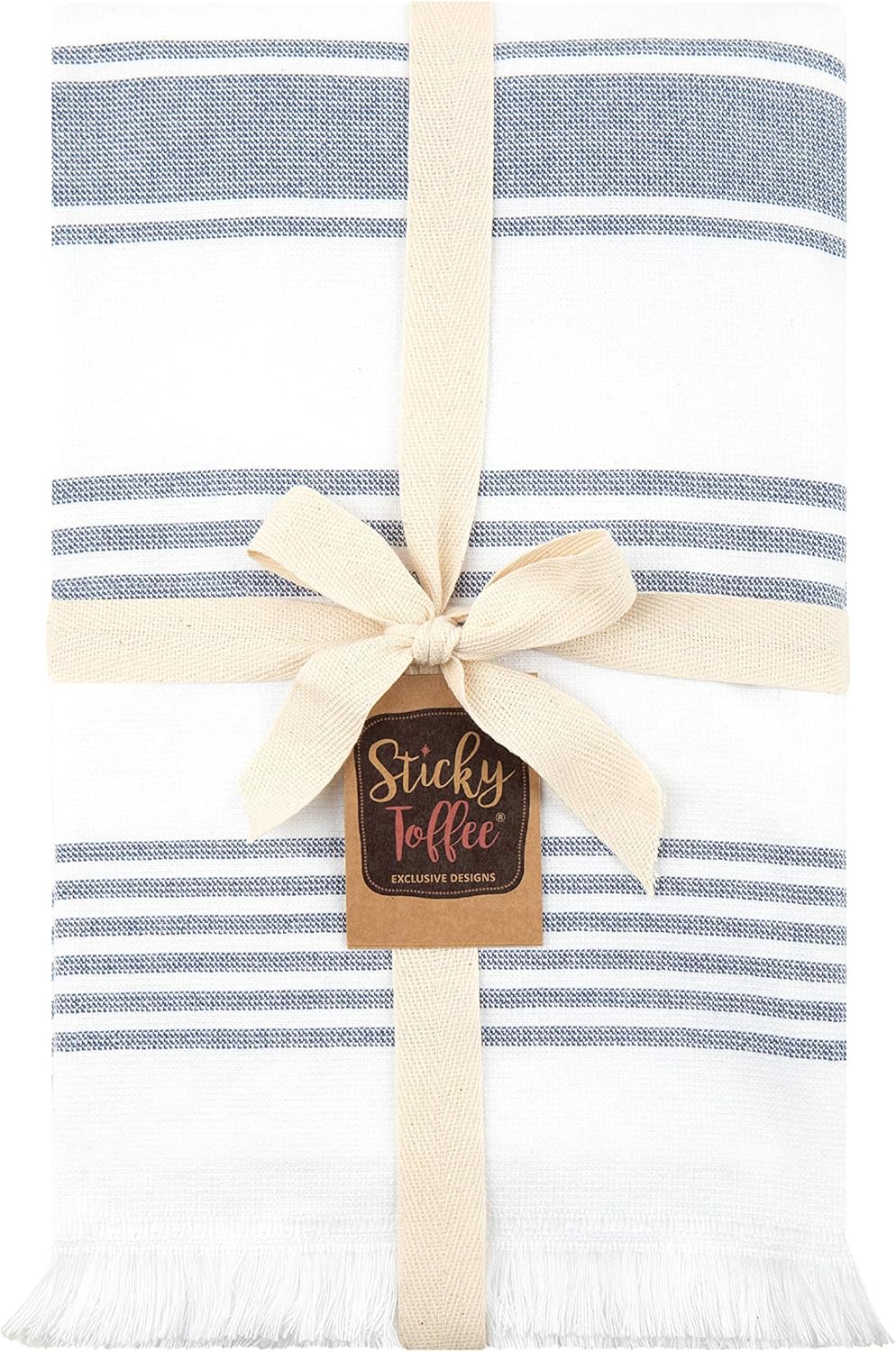 Sticky Toffee Navy Hammam Towel 65x35 Inch