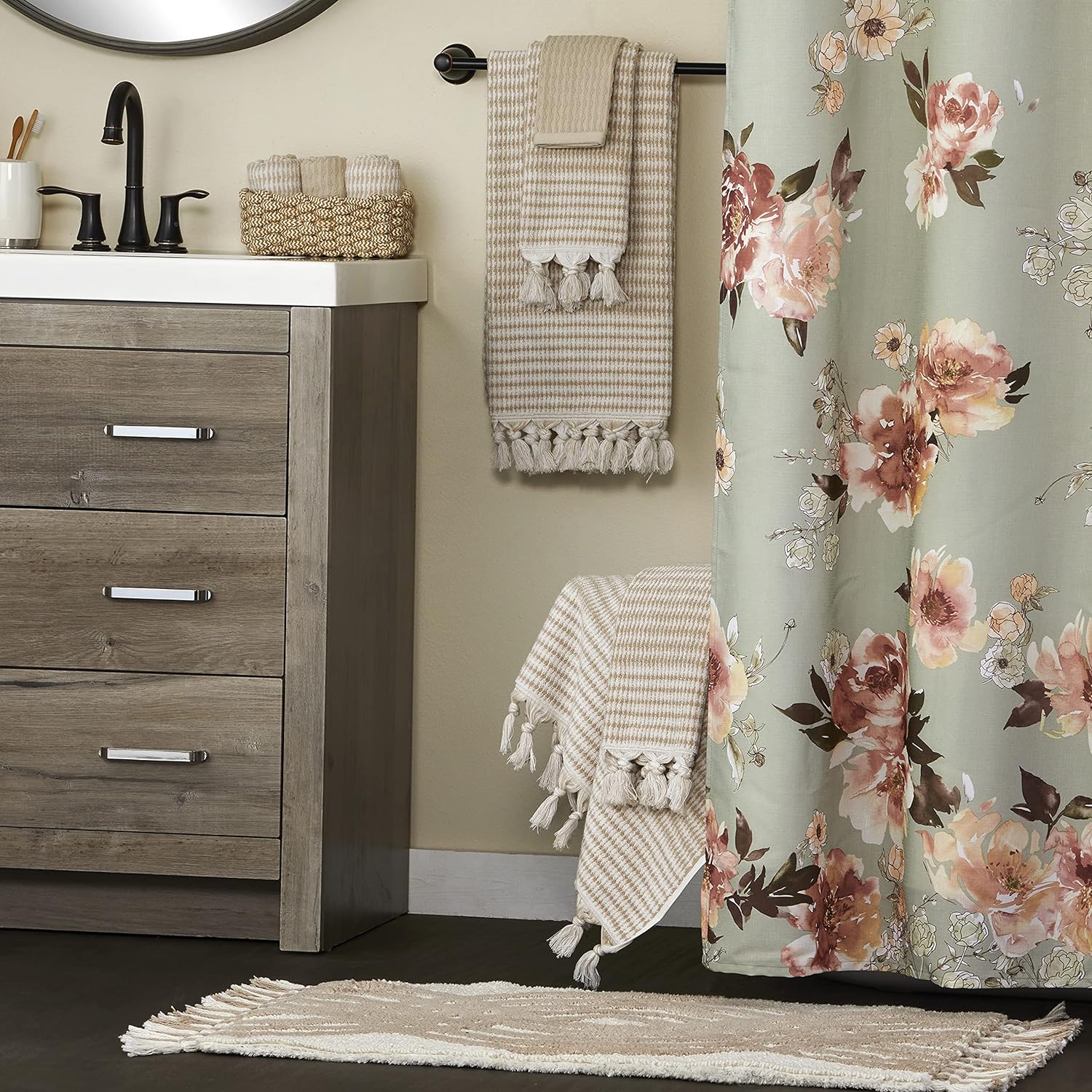 SKL Home Longborough Bath Towel in Tan 1
