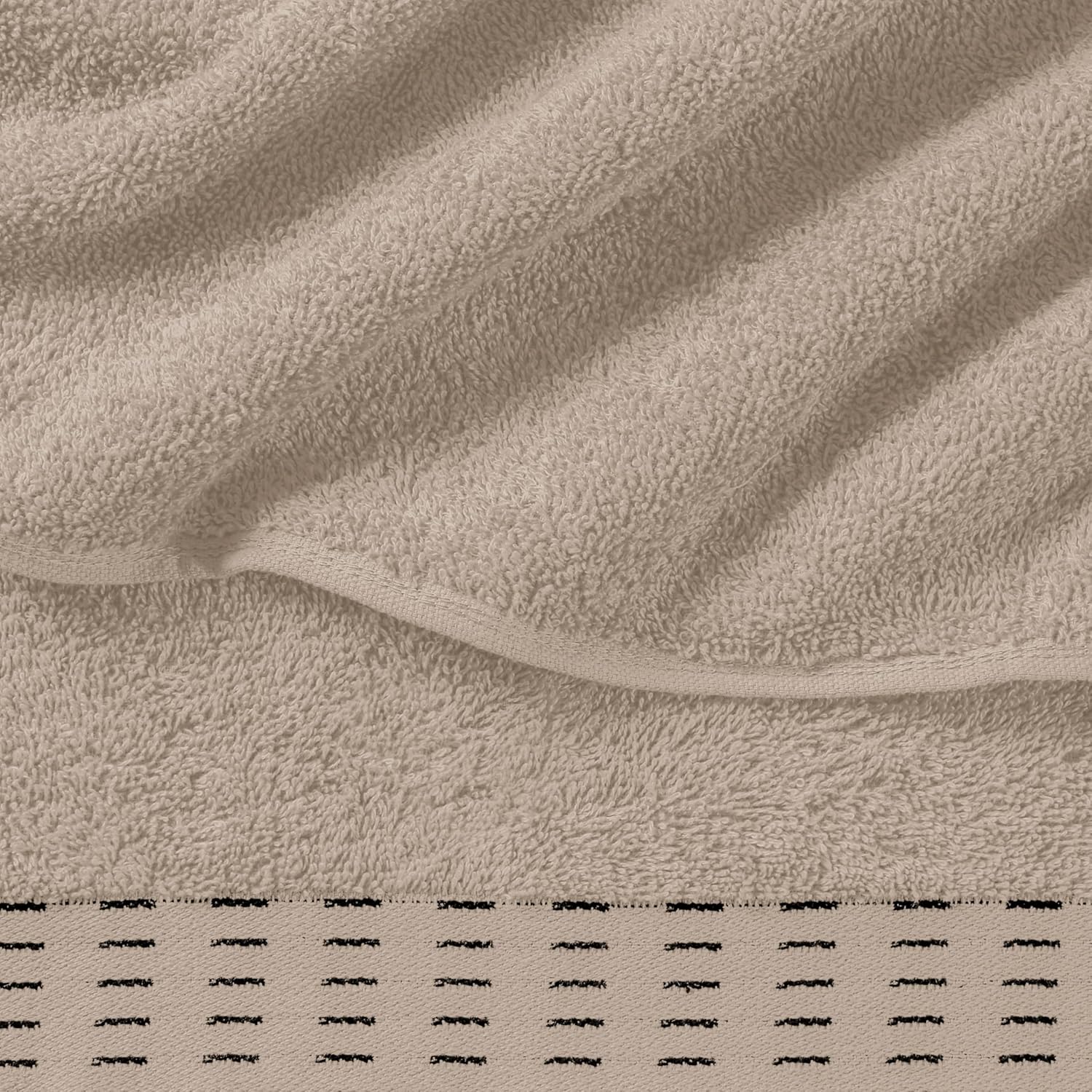Ultra Soft 6 Pack Cotton Towel Set - Tan