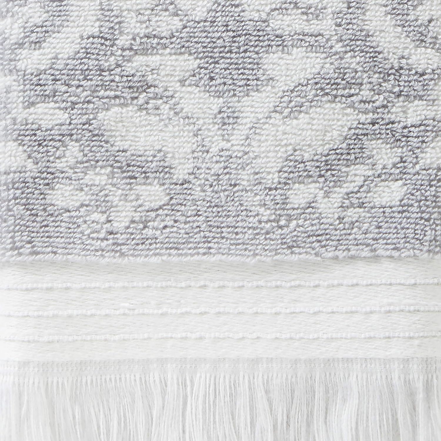 SKL Home Carrick Medallion Gray Bath Towel