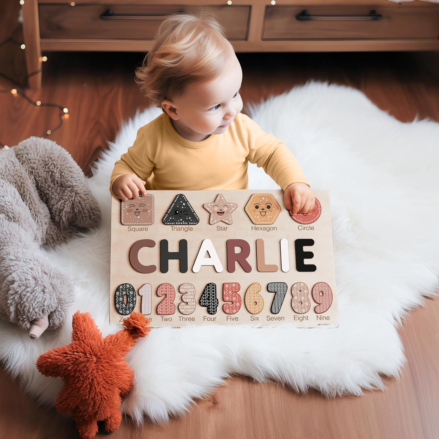 Personalized Wooden Name Puzzle for Kids