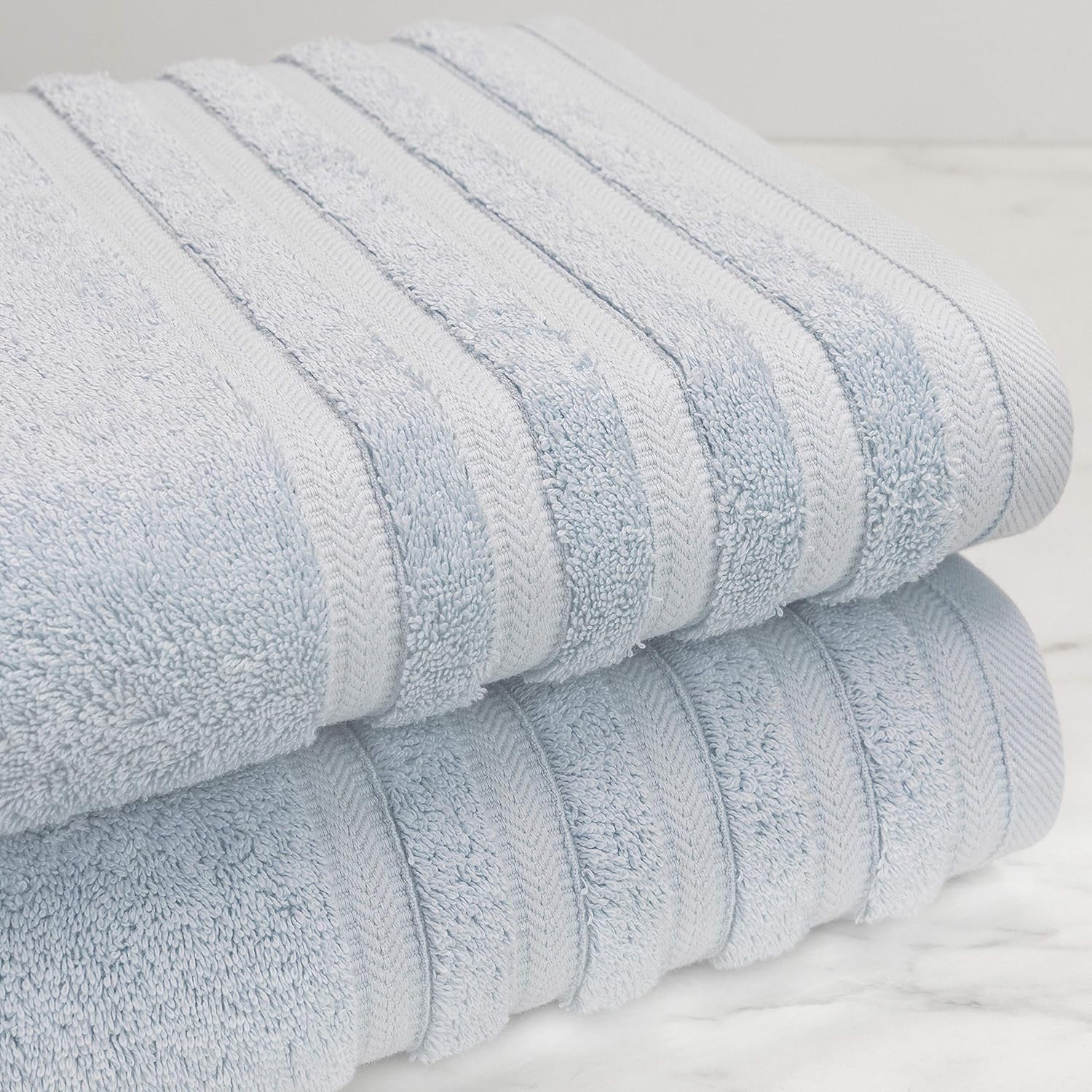 Baltic Linen Luxury Towel Set 6-Piece Light Blue