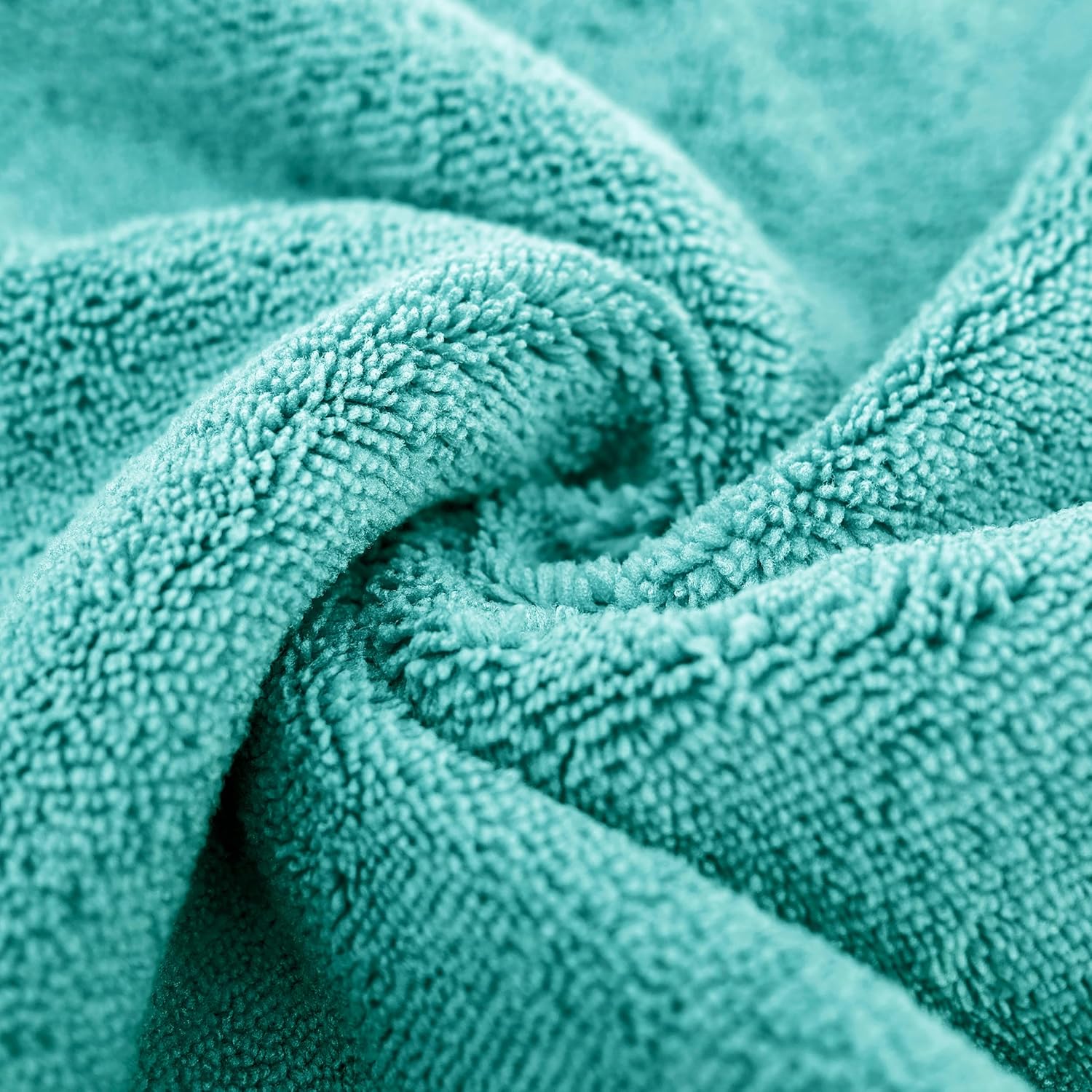 POLYTE 60x30in Quick Dry Microfiber Towel Set - 6 Piece