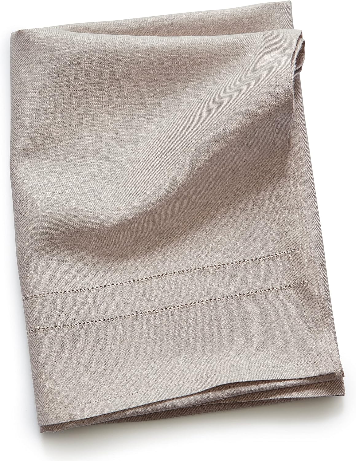 Solino Home Linen Bath Towel 30x54 Inch Light Natural Handcrafted from European Flax