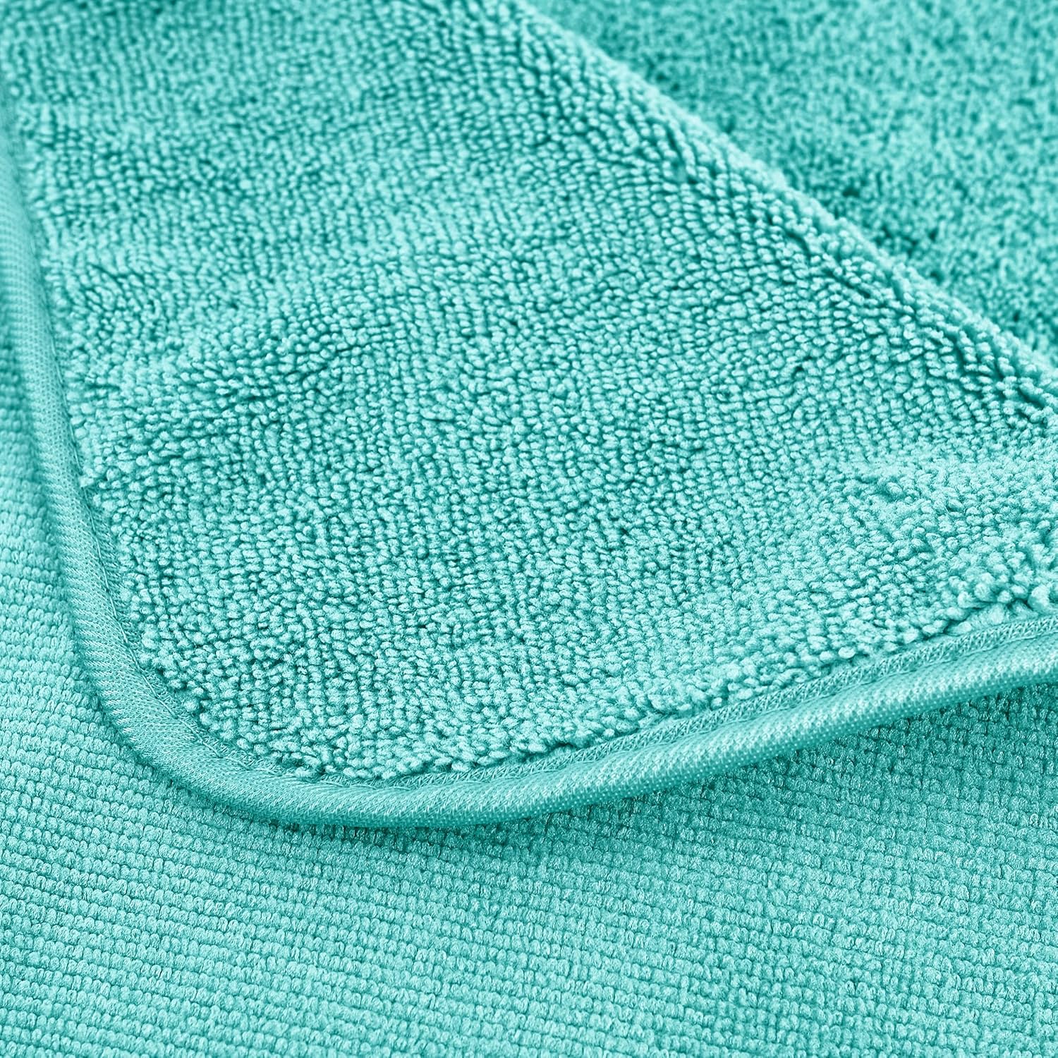 POLYTE 60x30in Quick Dry Microfiber Towel Set - 6 Piece