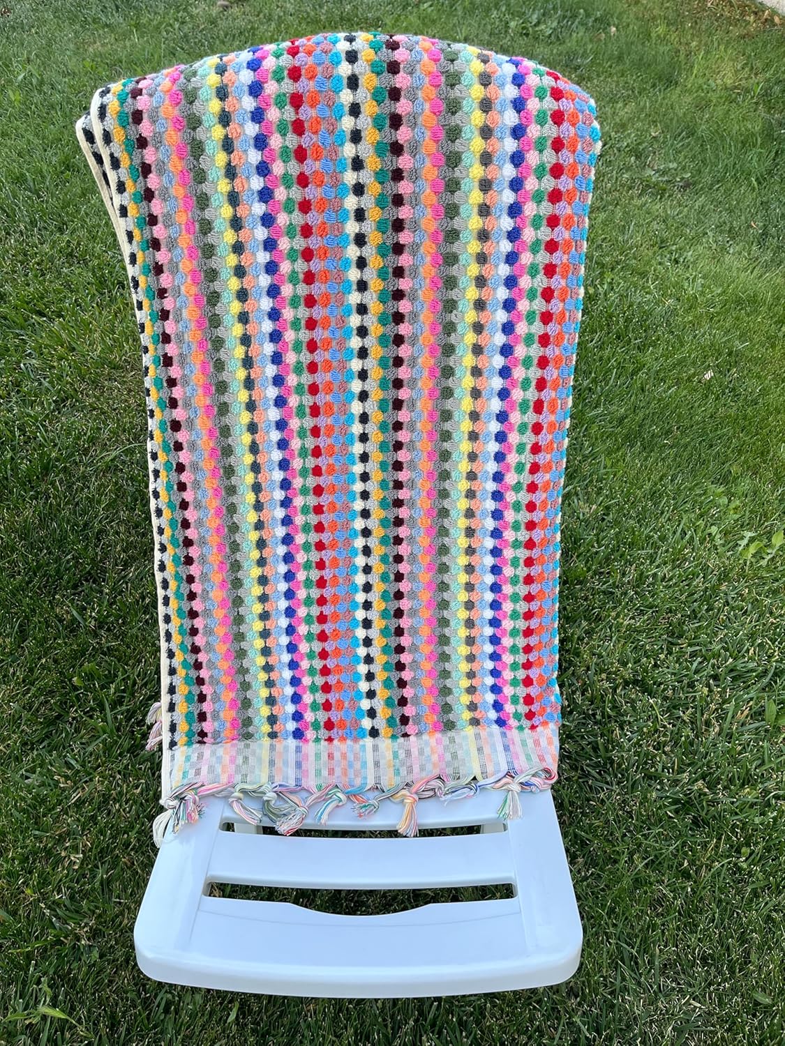 Rainbow Bath Towel Soft Cotton Turkish Towel