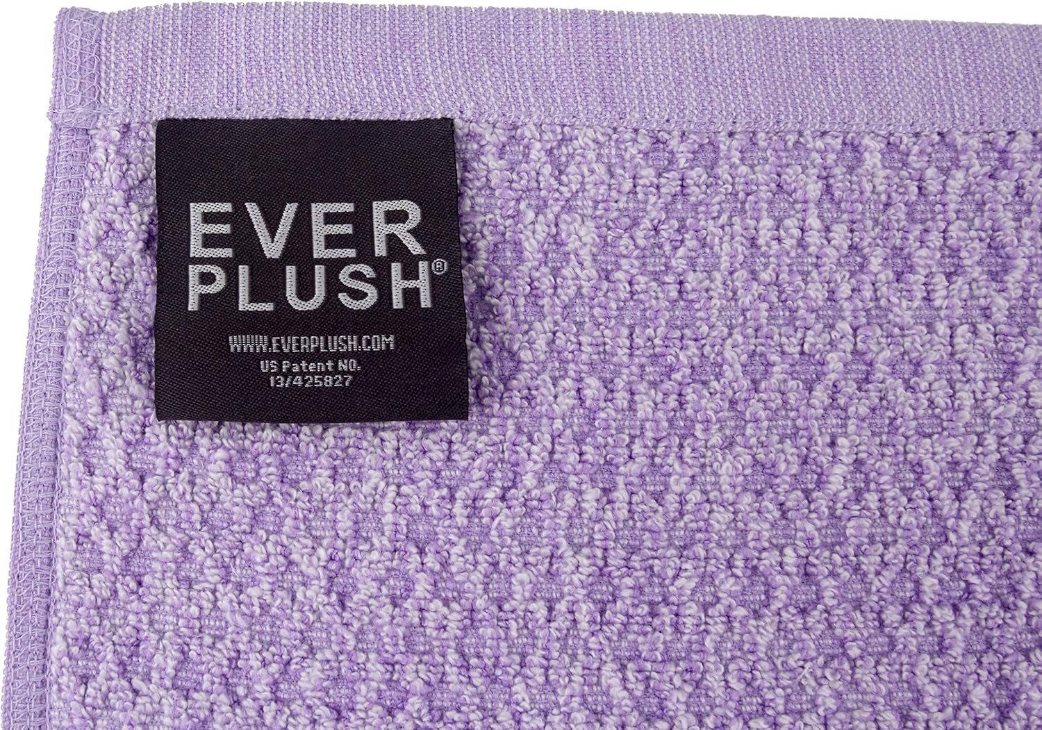 Everplush Diamond Jacquard 6-Piece Bath Sheet Set Lavender