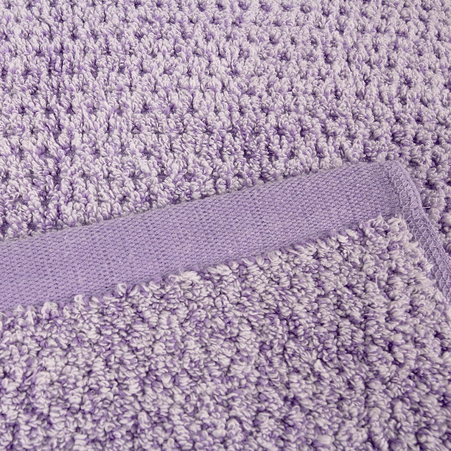 Everplush Diamond Jacquard 6-Piece Bath Sheet Set Lavender