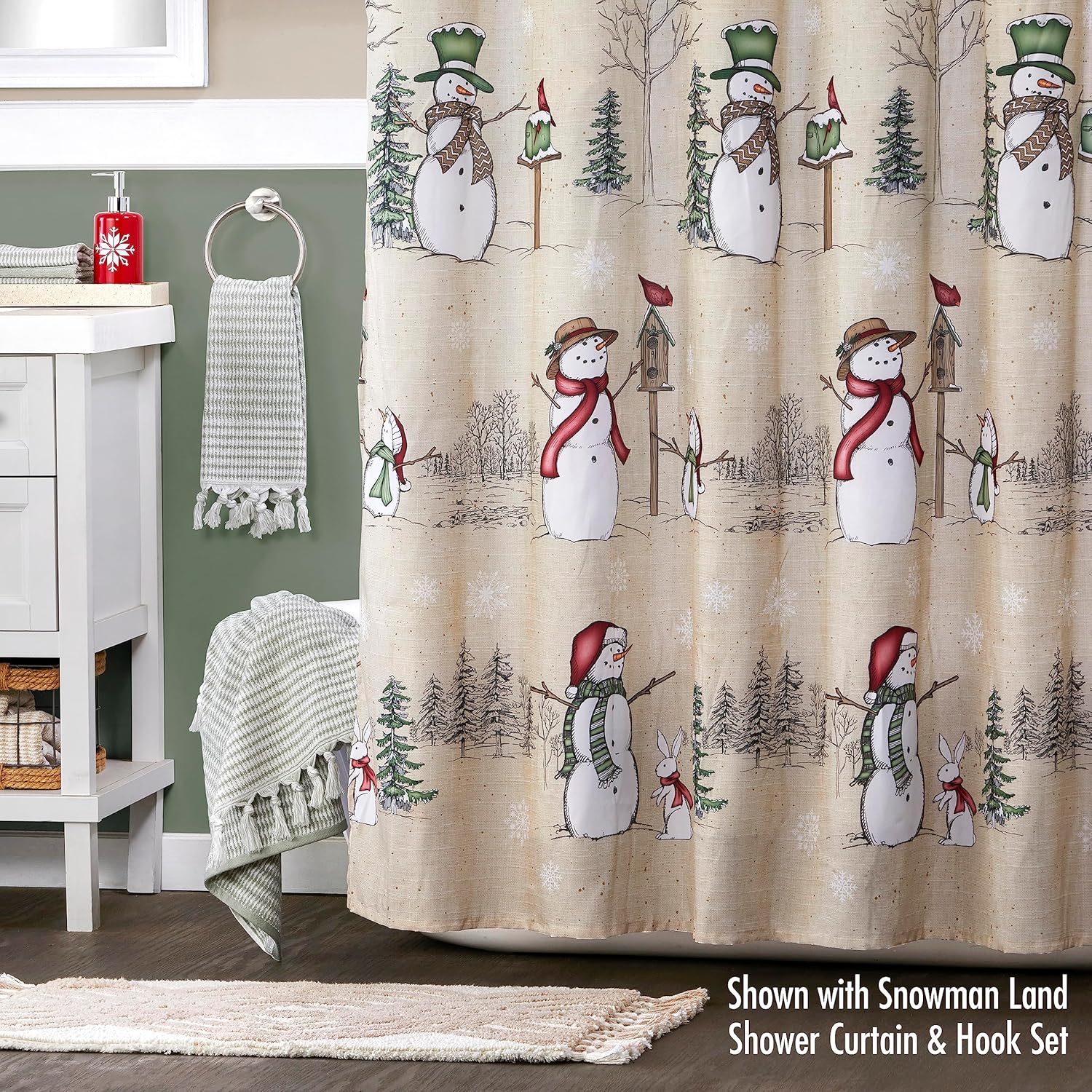 SKL Home Longborough Bath Towel in Sage