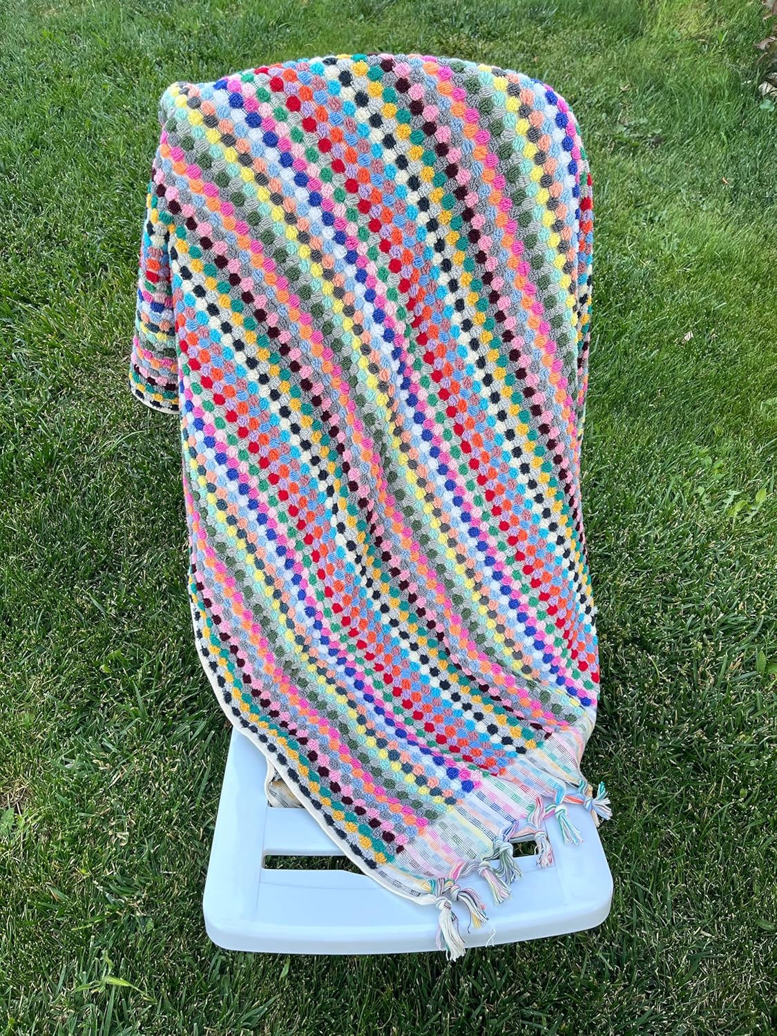 Rainbow Bath Towel Soft Cotton Turkish Towel